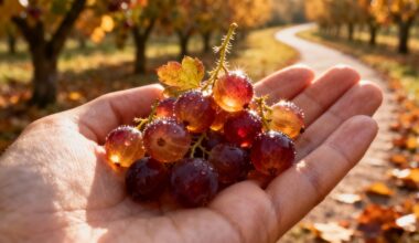 autumn treatment enlarges currants
