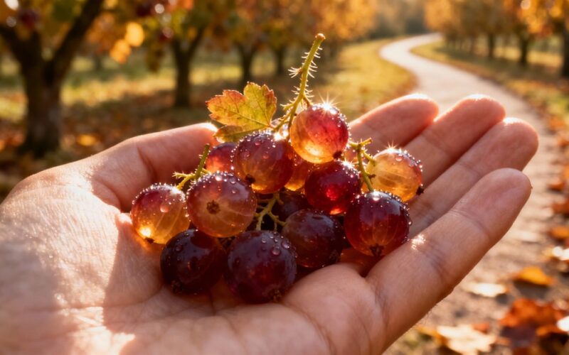 autumn treatment enlarges currants