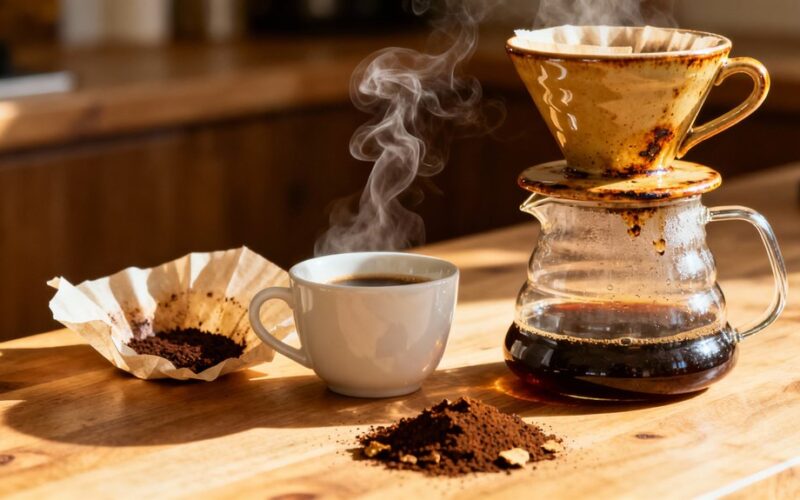 avoid rebrewing brewed coffee