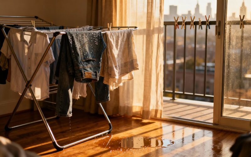 balcony laundry drying ban
