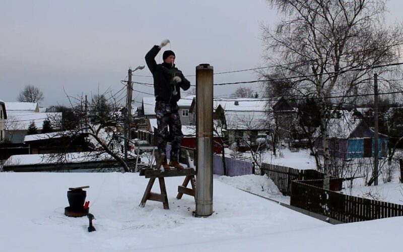 cleaning chimney without salt