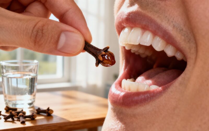 clove chewing prevents cavities