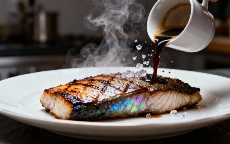 coffee reacts with fish