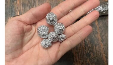 foil balls prevent clogging