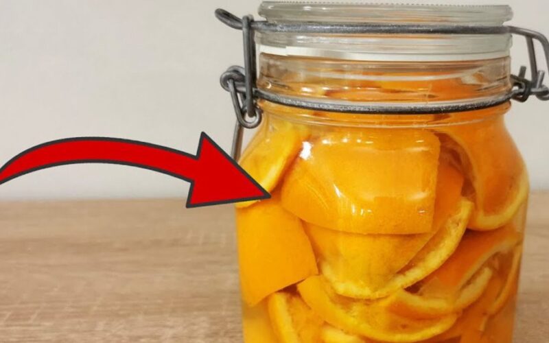 homemade orange peel vinegar