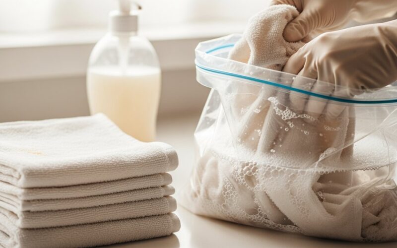 laundry soap polyethylene bag