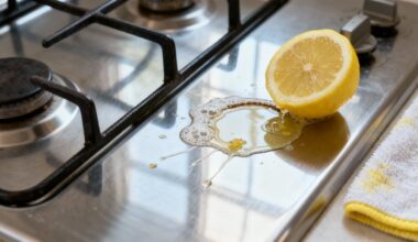 lemon cleans stove grease