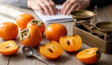 limit persimmons to few