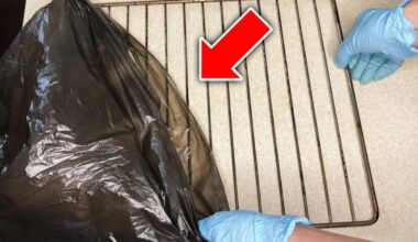 oven rack garbage bag soak