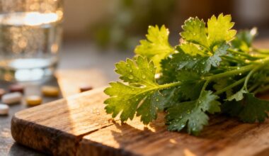 parsley restores vascular vitality