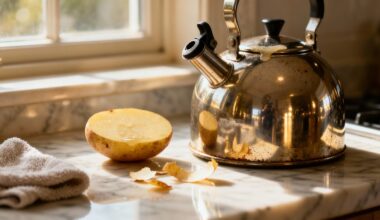 potatoes clean kettle to shine