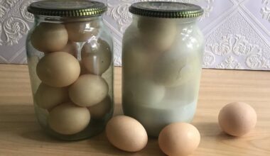 preserving eggs in jars