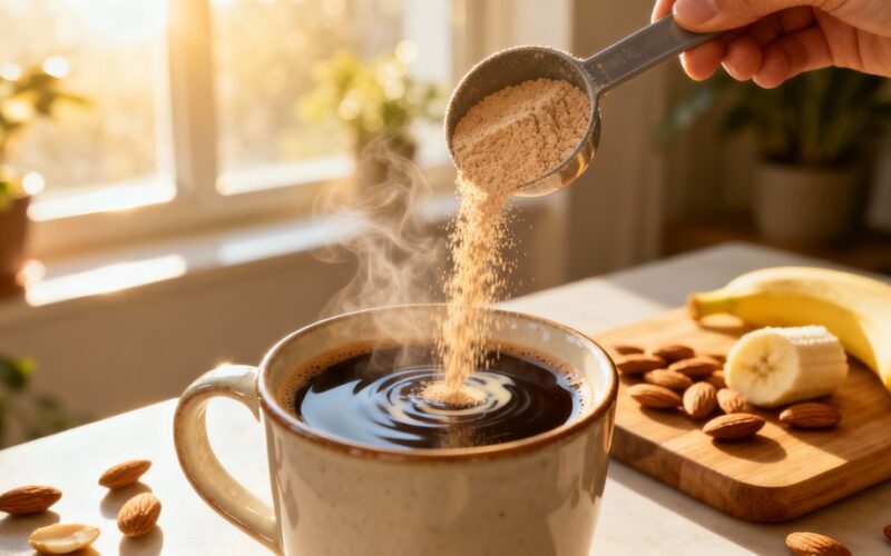 protein packed morning coffee boost