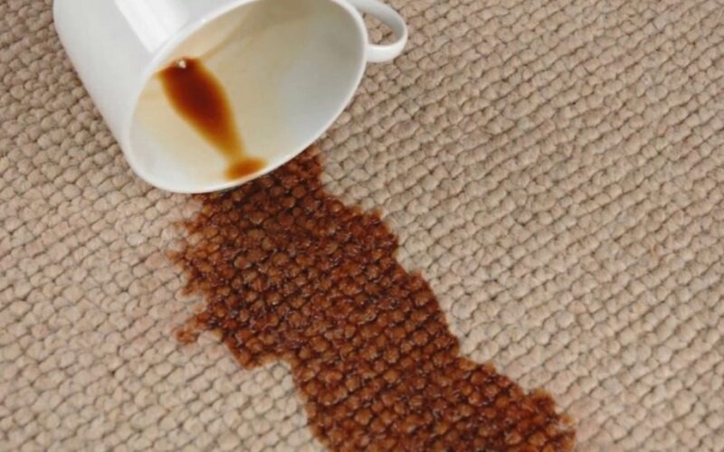 remove caffeine stains from upholstery