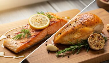 salmon versus chicken nutrition comparison