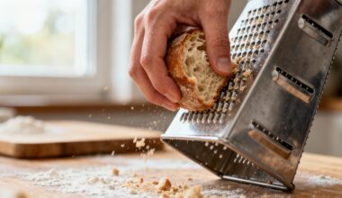 sharpen grater using bread