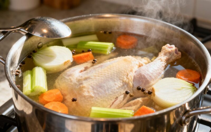 start with cold water