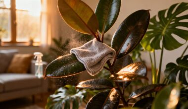 wipe leaves to breathe