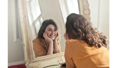 blessing before facing reflection