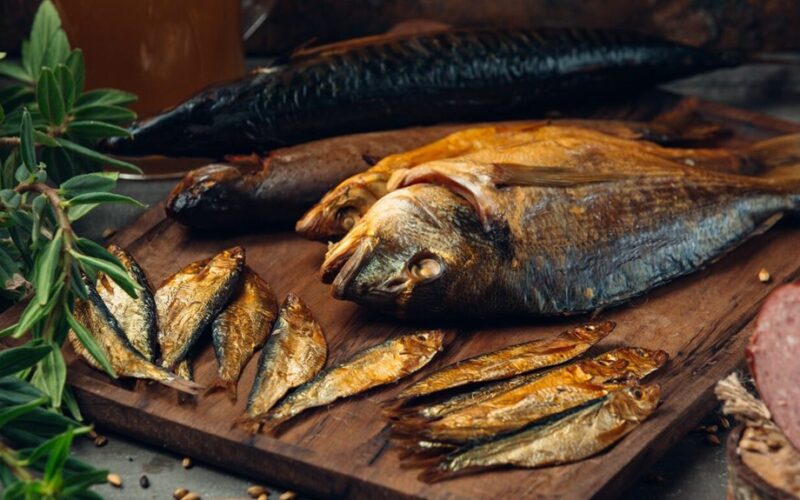 bucket smoked village mackerel