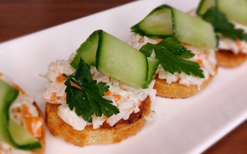 crab stick new year appetizer