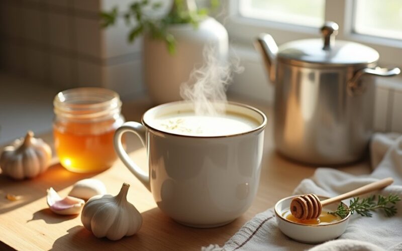 garlic milk overnight remedy