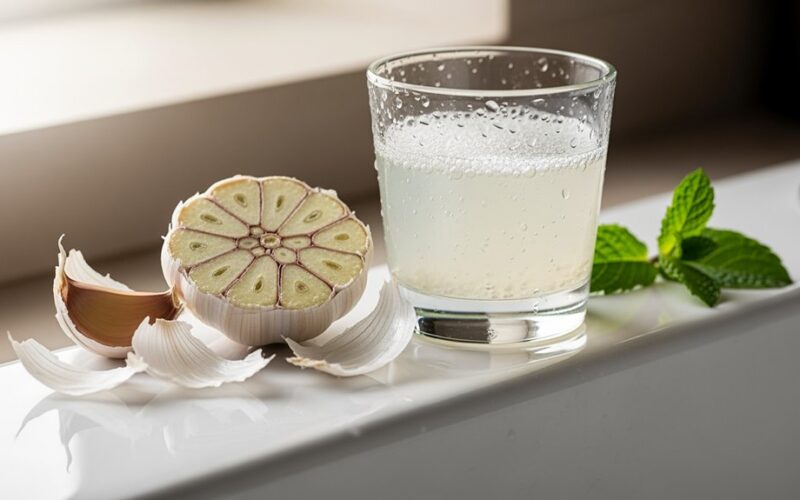 garlic mouthwash rivals chlorhexidine