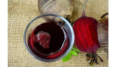 guarding beet juice closely