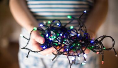 hang garland without wall damage