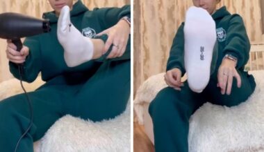 heels keep white socks pristine