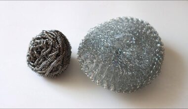 metal scourers have surprising use
