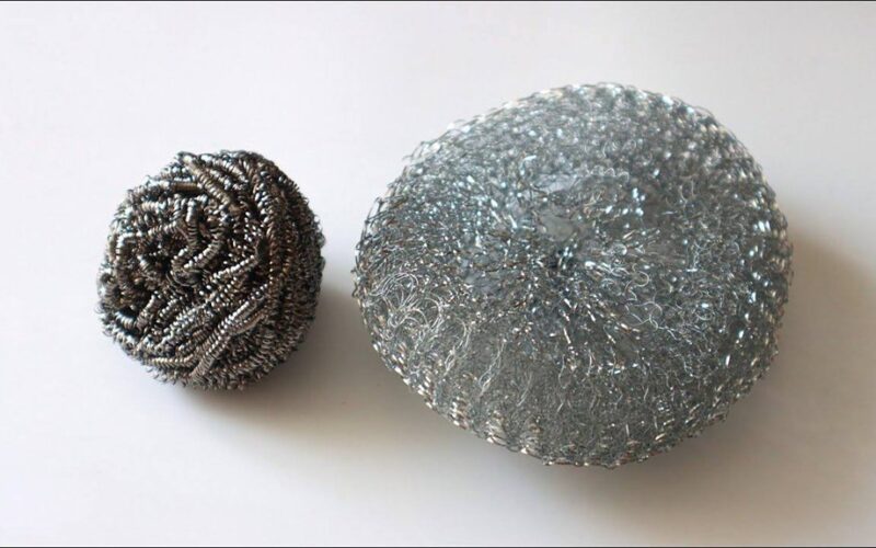 metal scourers have surprising use