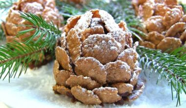 no bake christmas tree cones