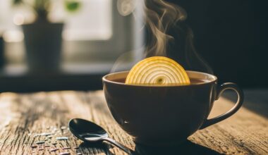 onion infused tea became tradition