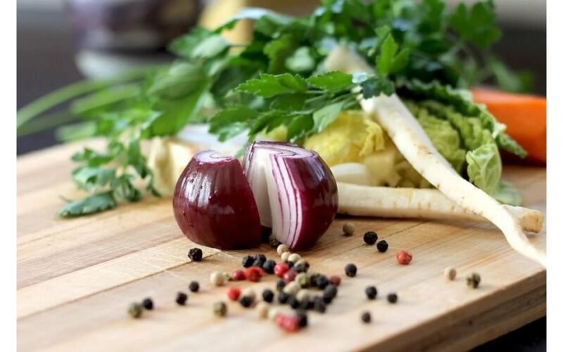 onions prepared without bitterness