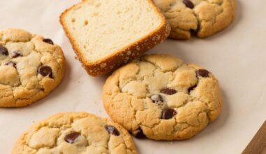 šiltus sausainius sudėkite su duona