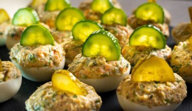 polish double yolk stuffed eggs