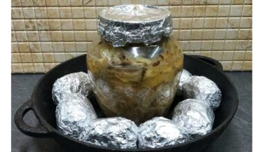 pork ribs baked in jar