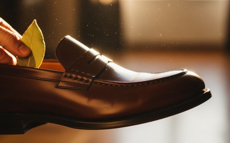 shoe deodorizer with bayleaf