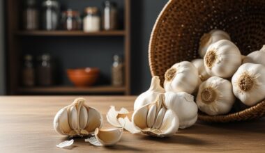 store garlic outside refrigerator