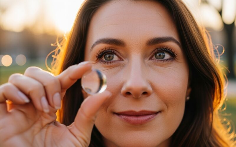 temporary natural eyesight improvement technique