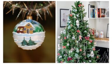 three alternative holiday trees