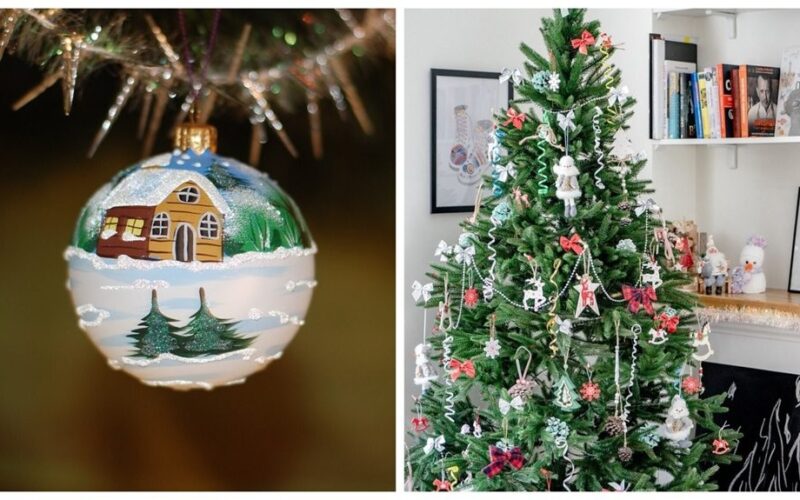 three alternative holiday trees