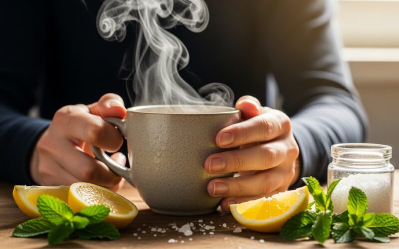 warm drink cleanses intestines