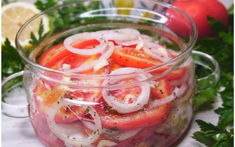 winter canning tomato salad party