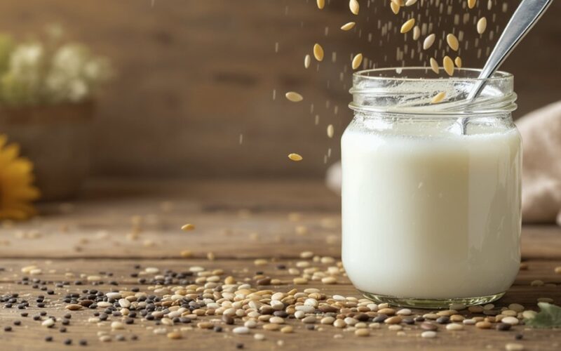 Į kefyrą įdėkite šias sėklas