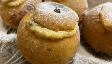 baked apples with cheese