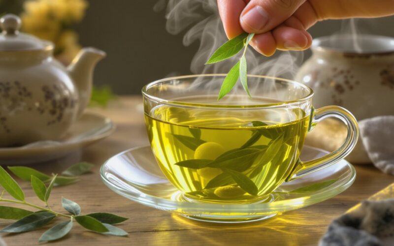 mėlynių lapų arbatos paruošimas