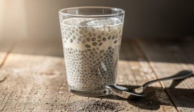 chia sėklos pieno gėrimas