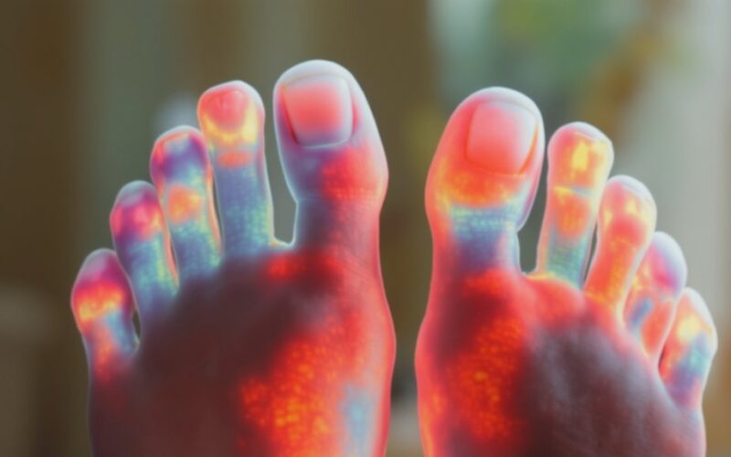 šalti galūnės nepaisant šilumos